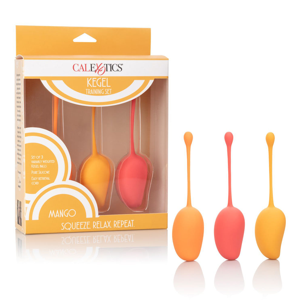 Kegel Training Set Mango | 716770092410 | Discreet Personal Wellness