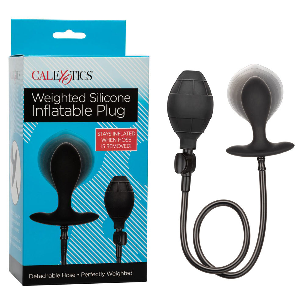 Weighted Silicone Inflatable Plug | 716770095831 | Discreet Personal Wellness