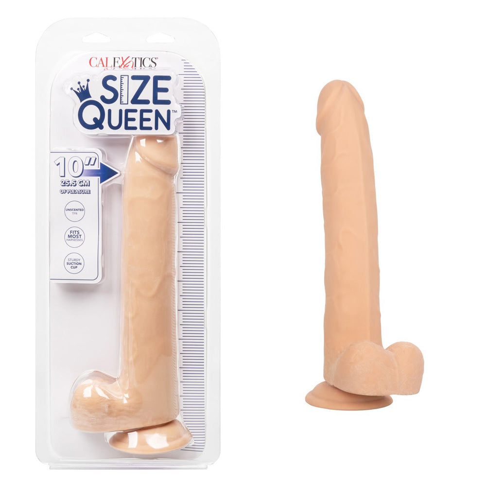 Size Queen 10" Ivory | 716770098672 | Discreet Personal Wellness
