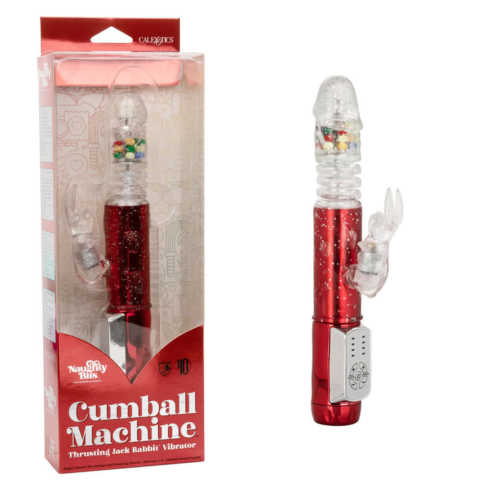Naughty Bits Candy Machine Thrusting Jack Rabbit Vibrator | 716770101259 | Discreet Personal Wellness