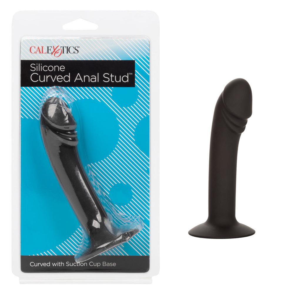 Silicone Curved Anal Stud | 716770102768 | Discreet Personal Wellness
