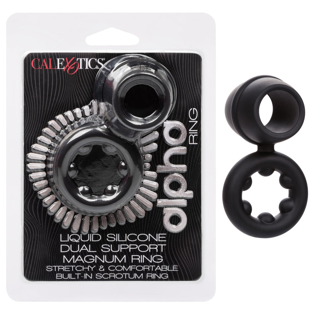Alpha Liquid Silicone Dual Magnum Ring | 716770102942 | Discreet Personal Wellness