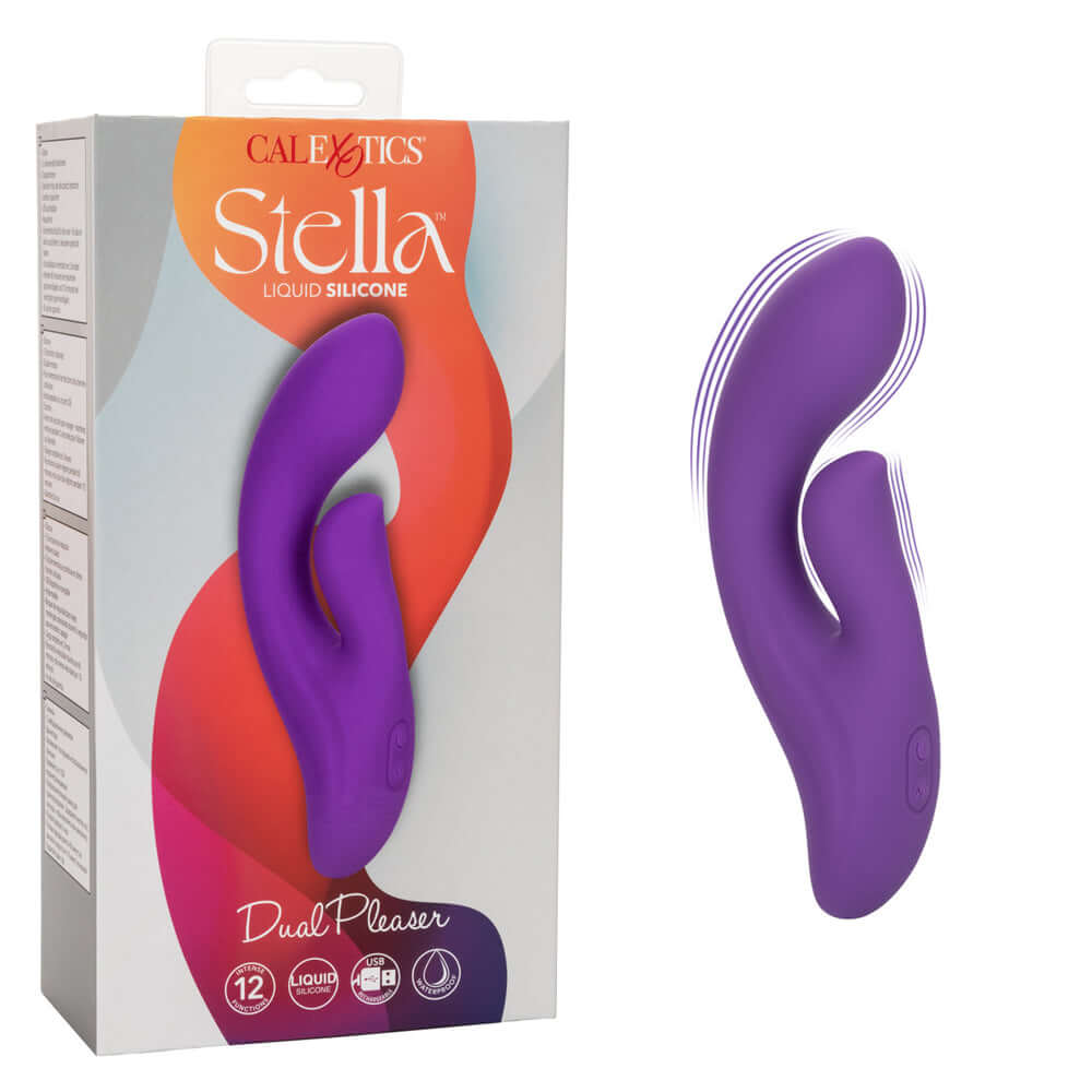 Stella Liquid Silicone Dual Pleaser | 716770103307 | Discreet Personal Wellness