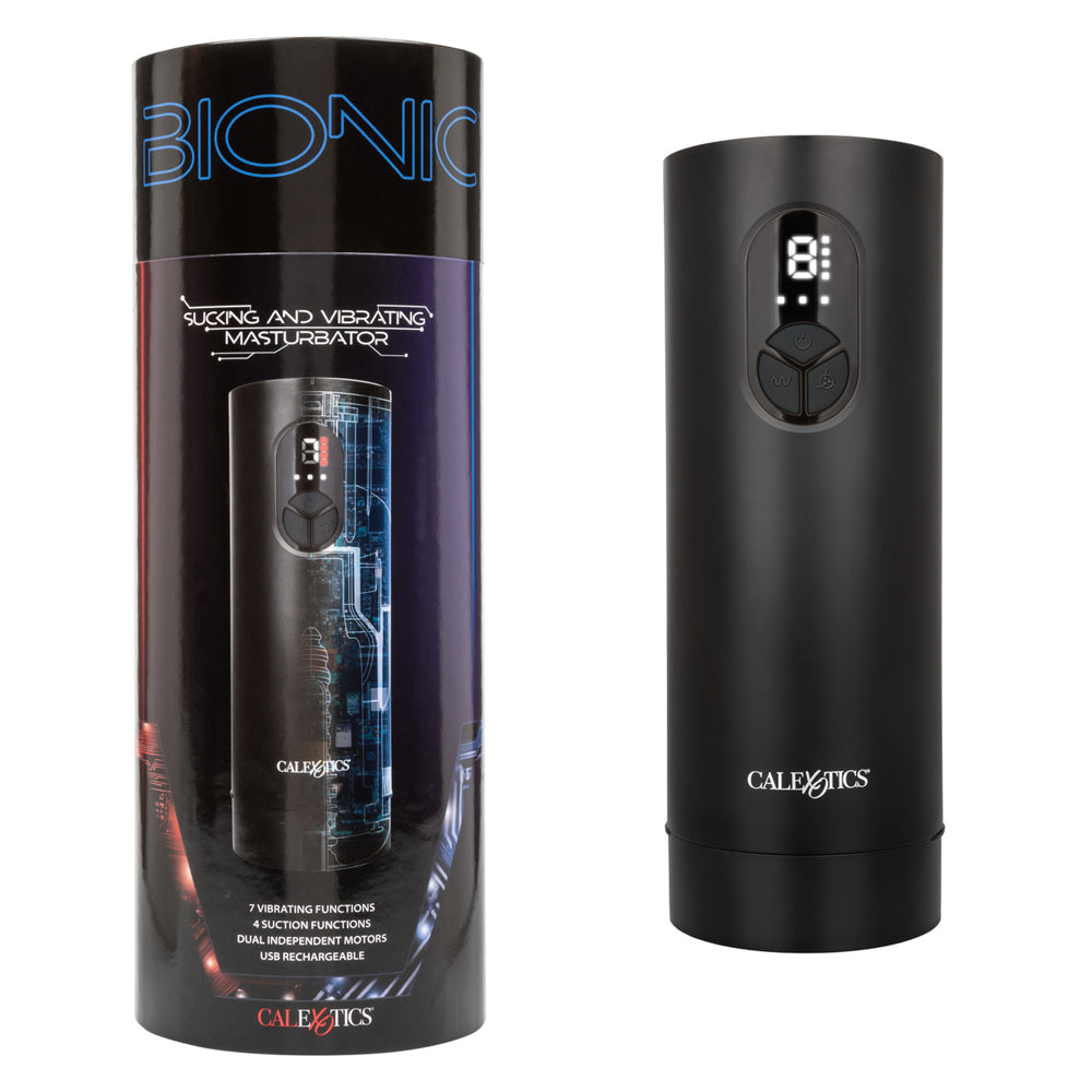 Bionic Sucking And Vibrating Masturbator | 716770104403 | Discreet Personal Wellness