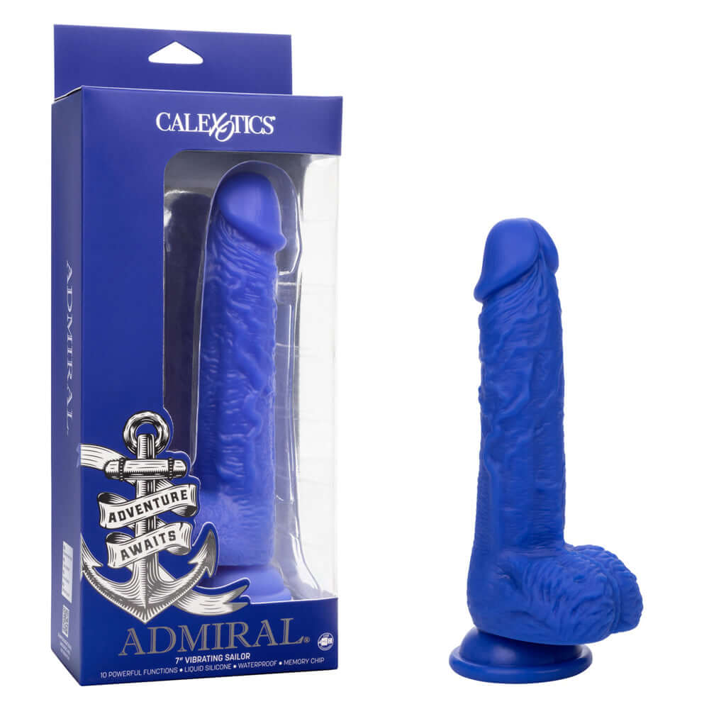 Admiral 7" Vibrating Sailor | 716770105264 | Discreet Personal Wellness