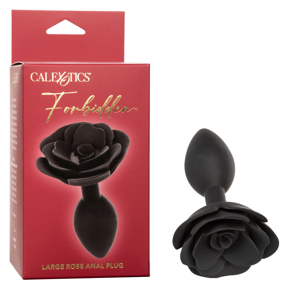 Forbidden Large Rose Anal Plug | 716770105370 | Discreet Personal Wellness