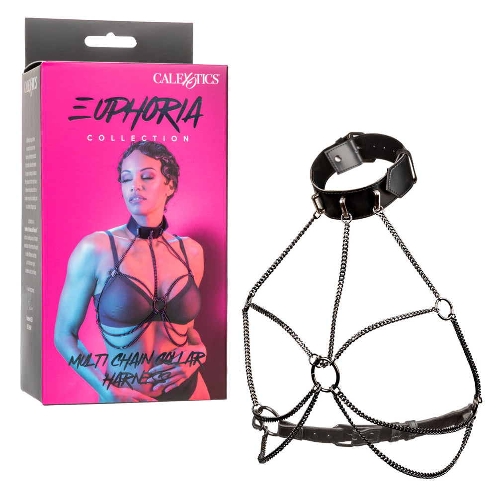 Euphoria Collection Multi Chain Collar Harness | 716770105400 | Discreet Personal Wellness