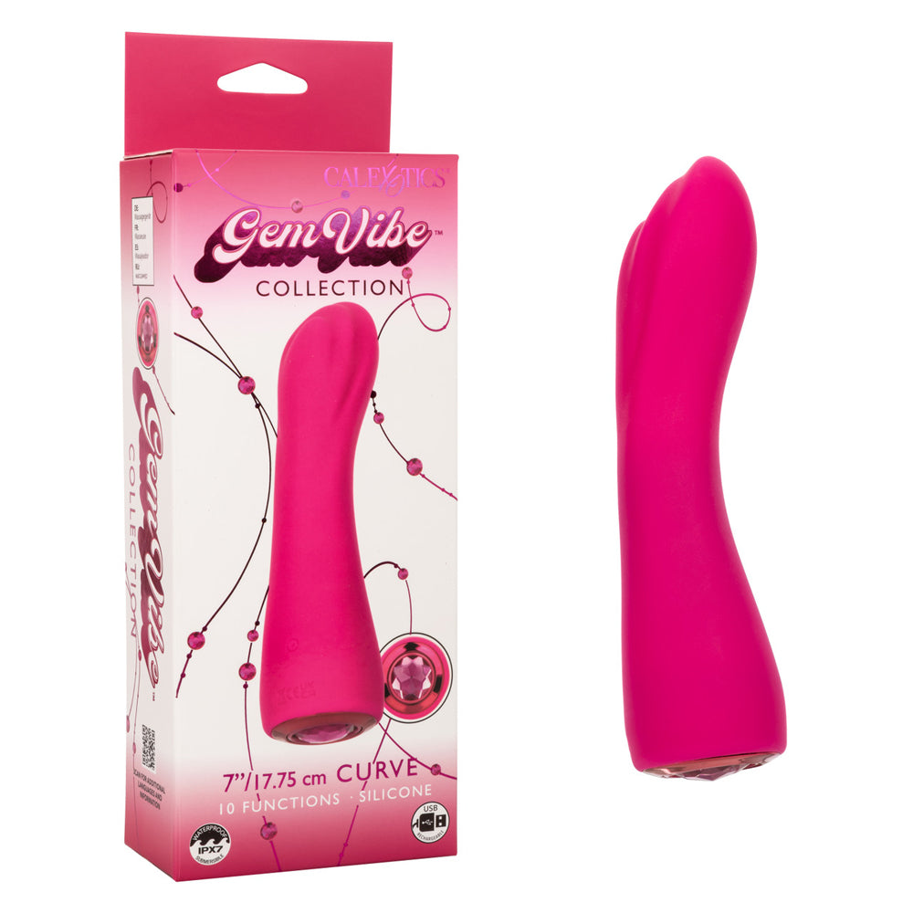 Gem Vibe Collection Curve | 716770106025 | Discreet Personal Wellness