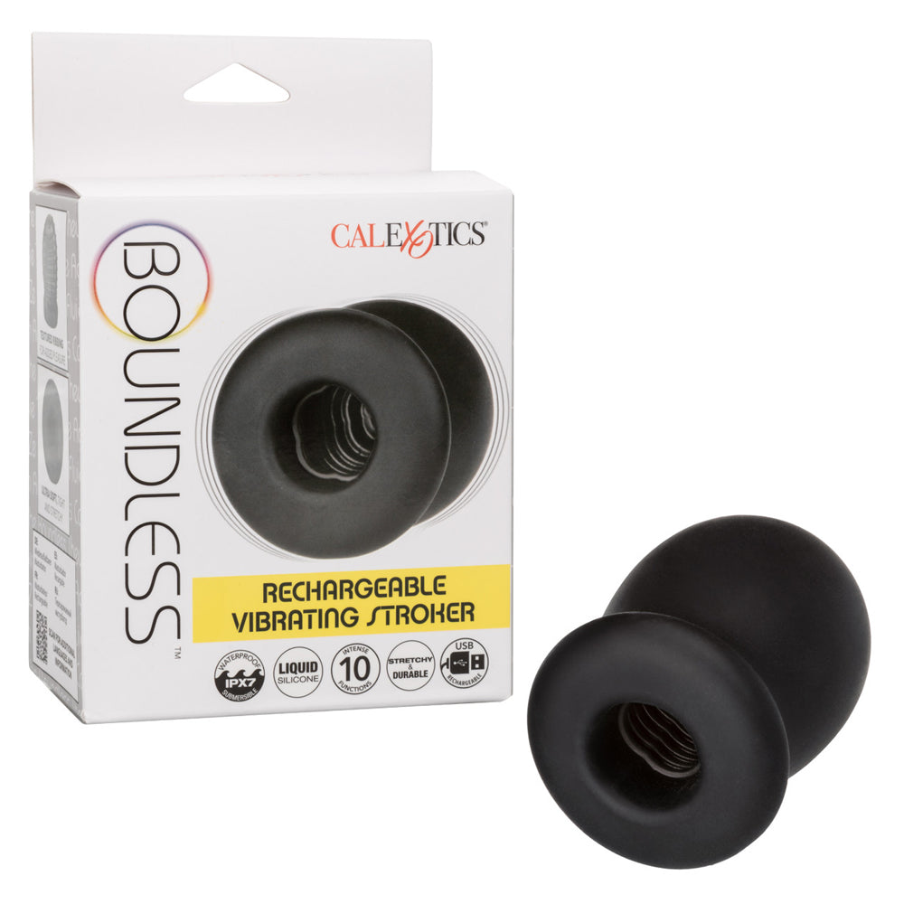 Boundless Rechargeable Vibrating Stroker | 716770106568 | Discreet Personal Wellness