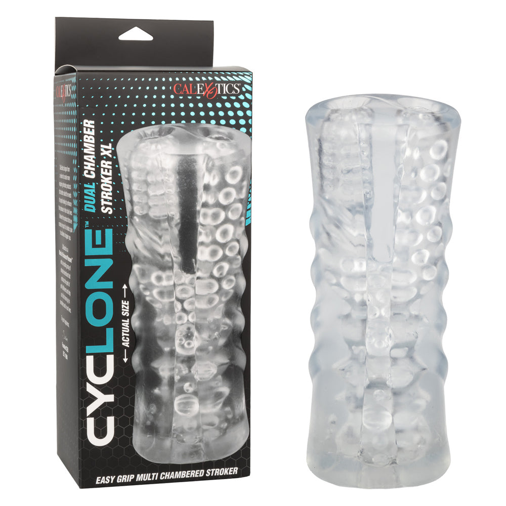 Cyclone Dual Chamber Stroker Xl | 716770106858 | Discreet Personal Wellness