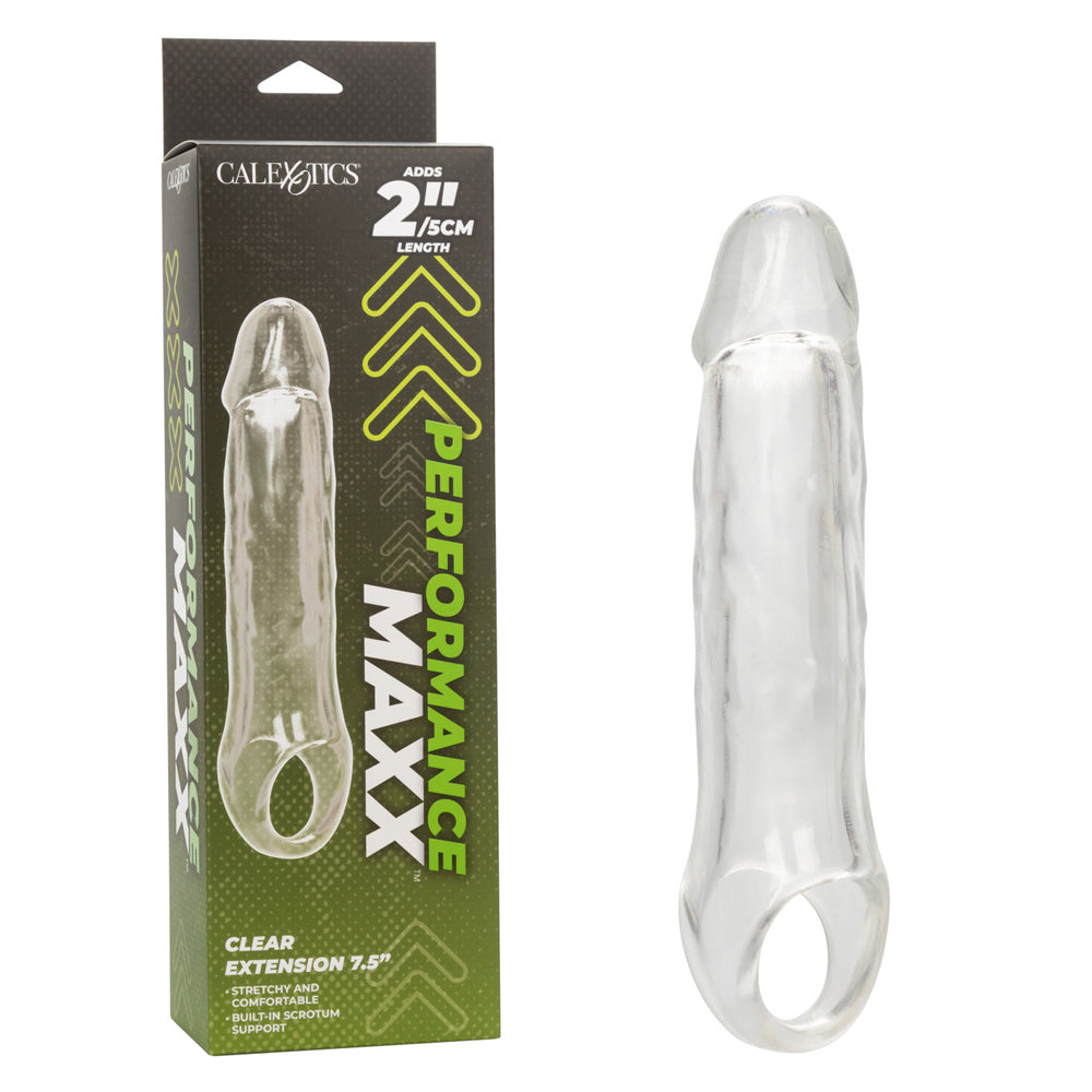 Performance Maxx Clear Extension 7.5" | 716770106896 | Discreet Personal Wellness