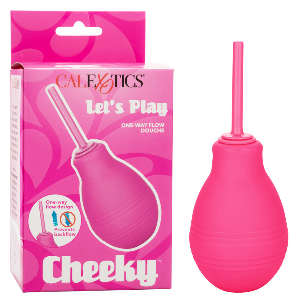 Cheeky One-Way Flow Douche Pink | 716770108180 | Discreet Personal Wellness