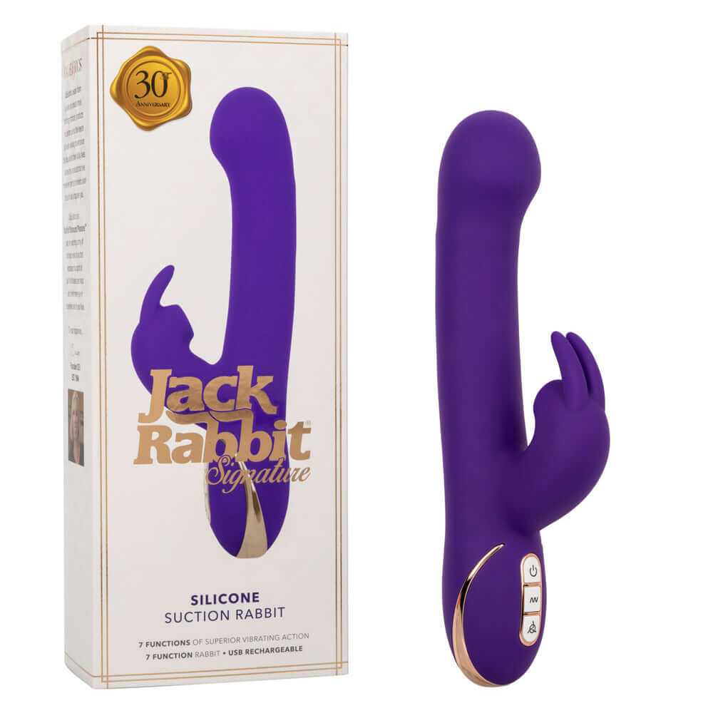 Jack Rabbit Signature Silicone Suction Rabbit | 716770108265 | Discreet Personal Wellness