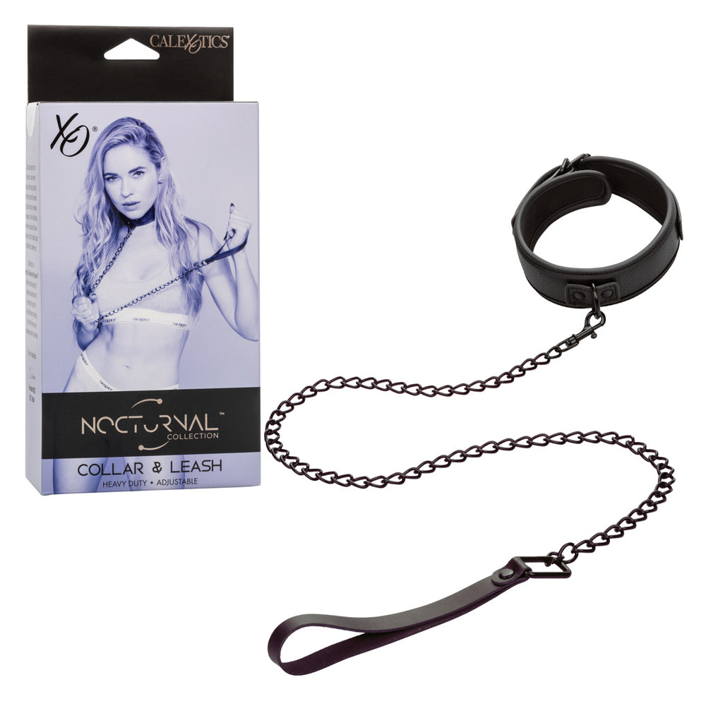 Nocturnal Collection Collar & Leash | 716770108418 | Discreet Personal Wellness