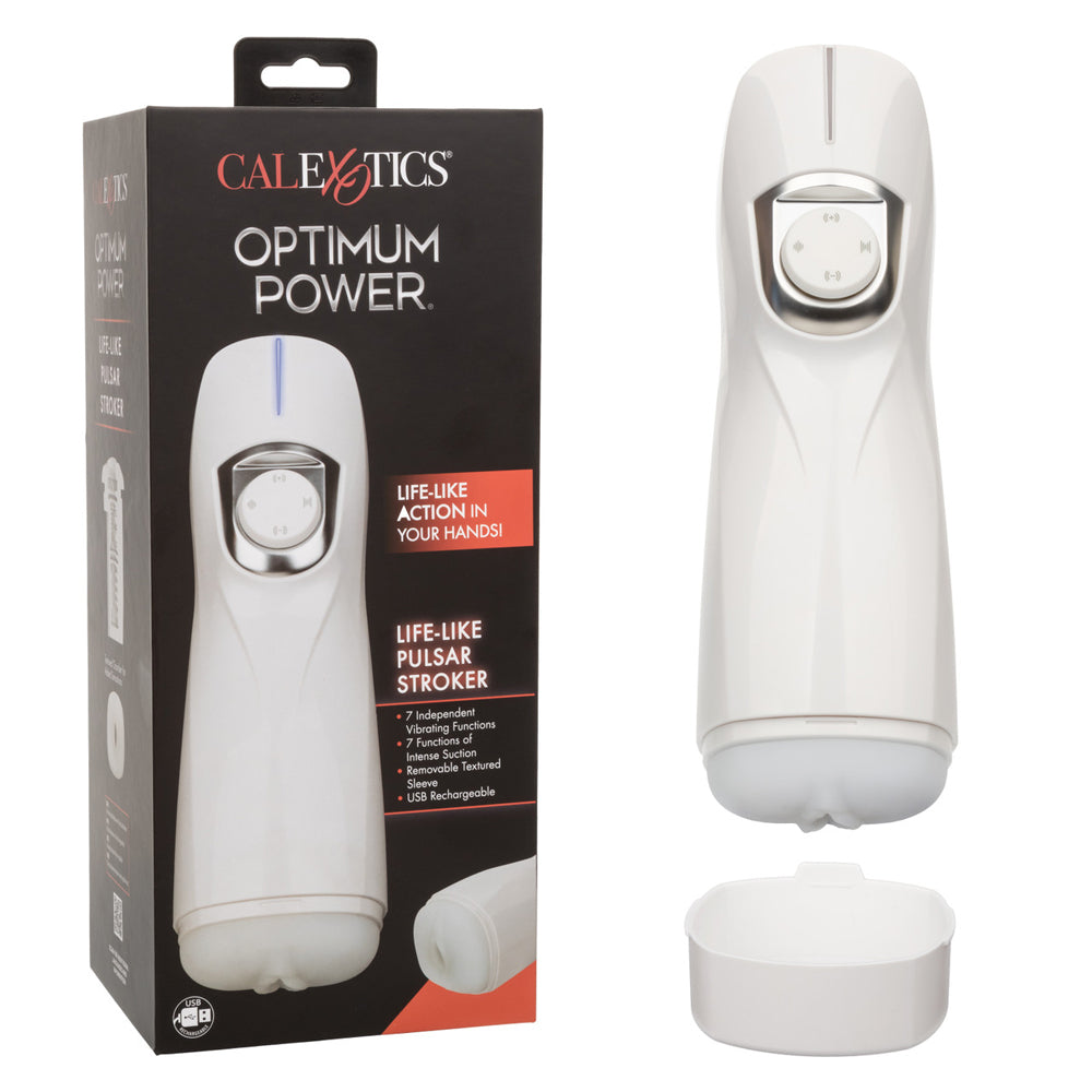 Optimum Power Lifelike Pulsar Stroker | 716770109552 | Discreet Personal Wellness