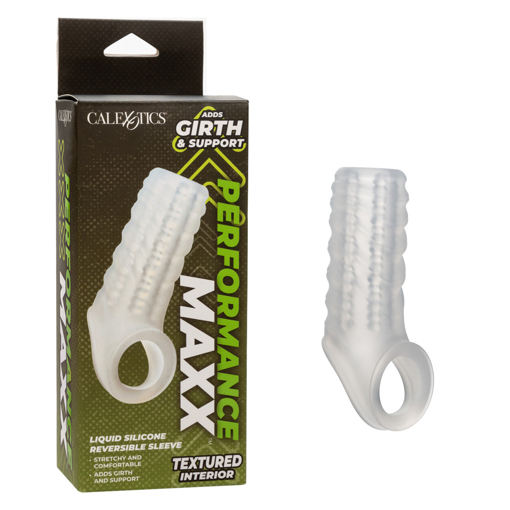 Performance Maxx Liquid Silicone Reversible Sleeve | 716770110640 | Discreet Personal Wellness