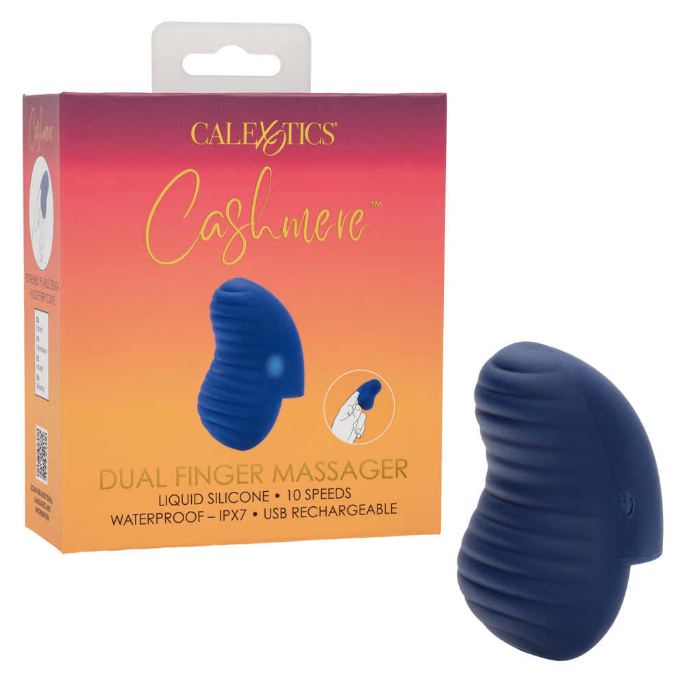Cashmere Dual Finger Massager | 716770111715 | Discreet Personal Wellness