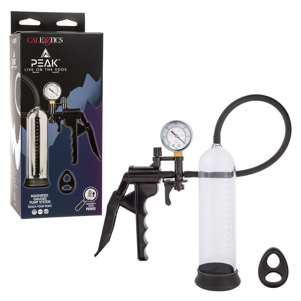 Peak Magnified Gauged Pump System | 716770112194 | Discreet Personal Wellness