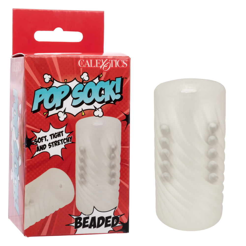 Pop Sock! Beaded Clear | 716770112217 | Discreet Personal Wellness
