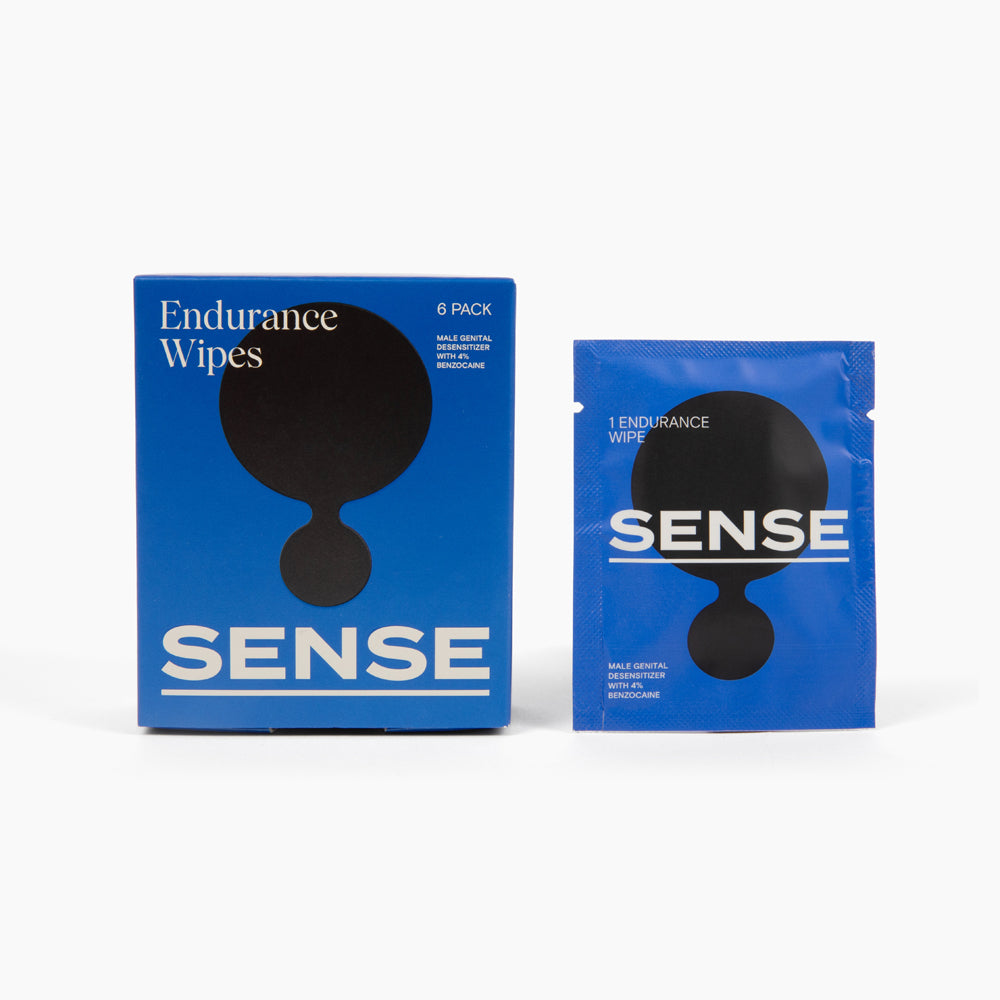 Sense Endurance Wipes 6pc | 724994322497 | Discreet Personal Wellness