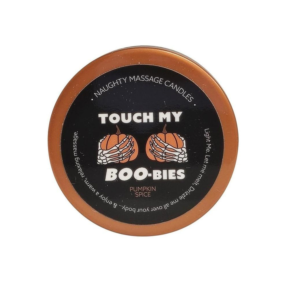 Naughty Notes Candle Touch My Boo-Bies | 739122143196 | Discreet Personal Wellness
