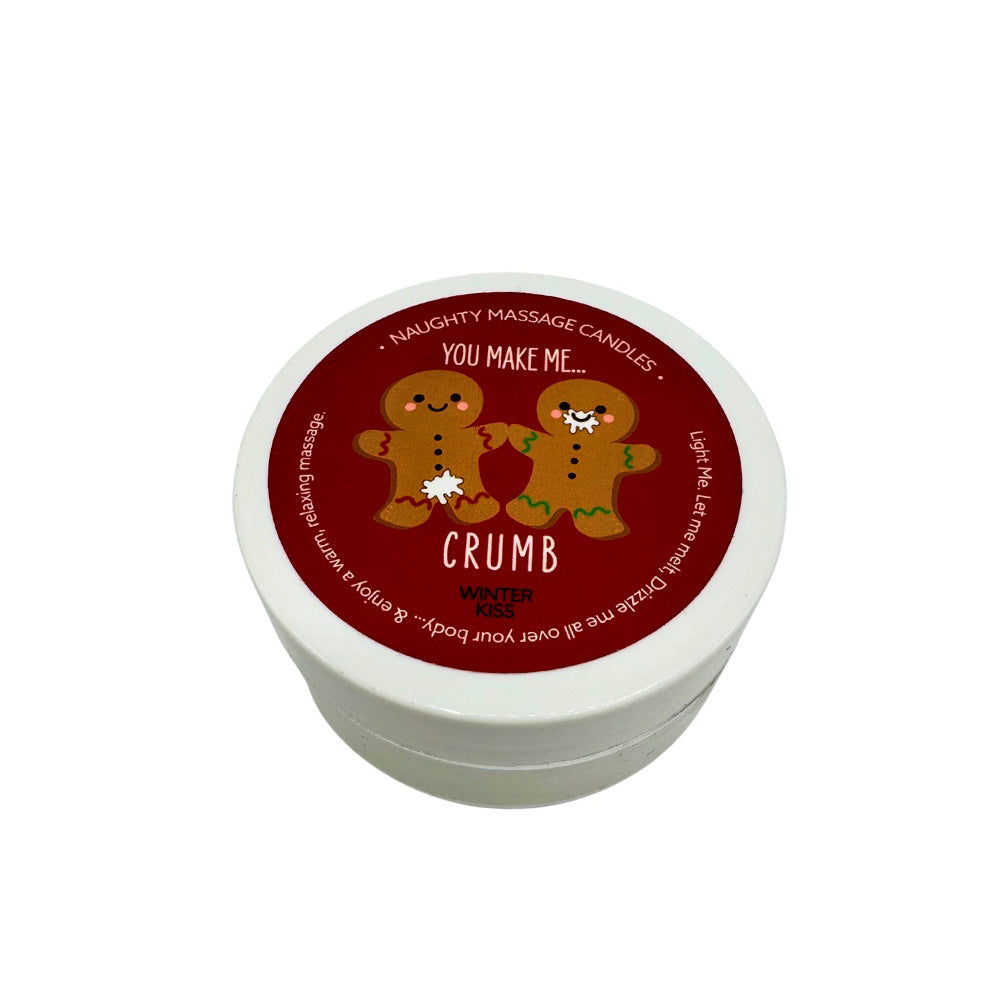 Naughty Notes You Make Me Crumb Massage Candle 1.7 oz. | 739122143240 | Discreet Personal Wellness