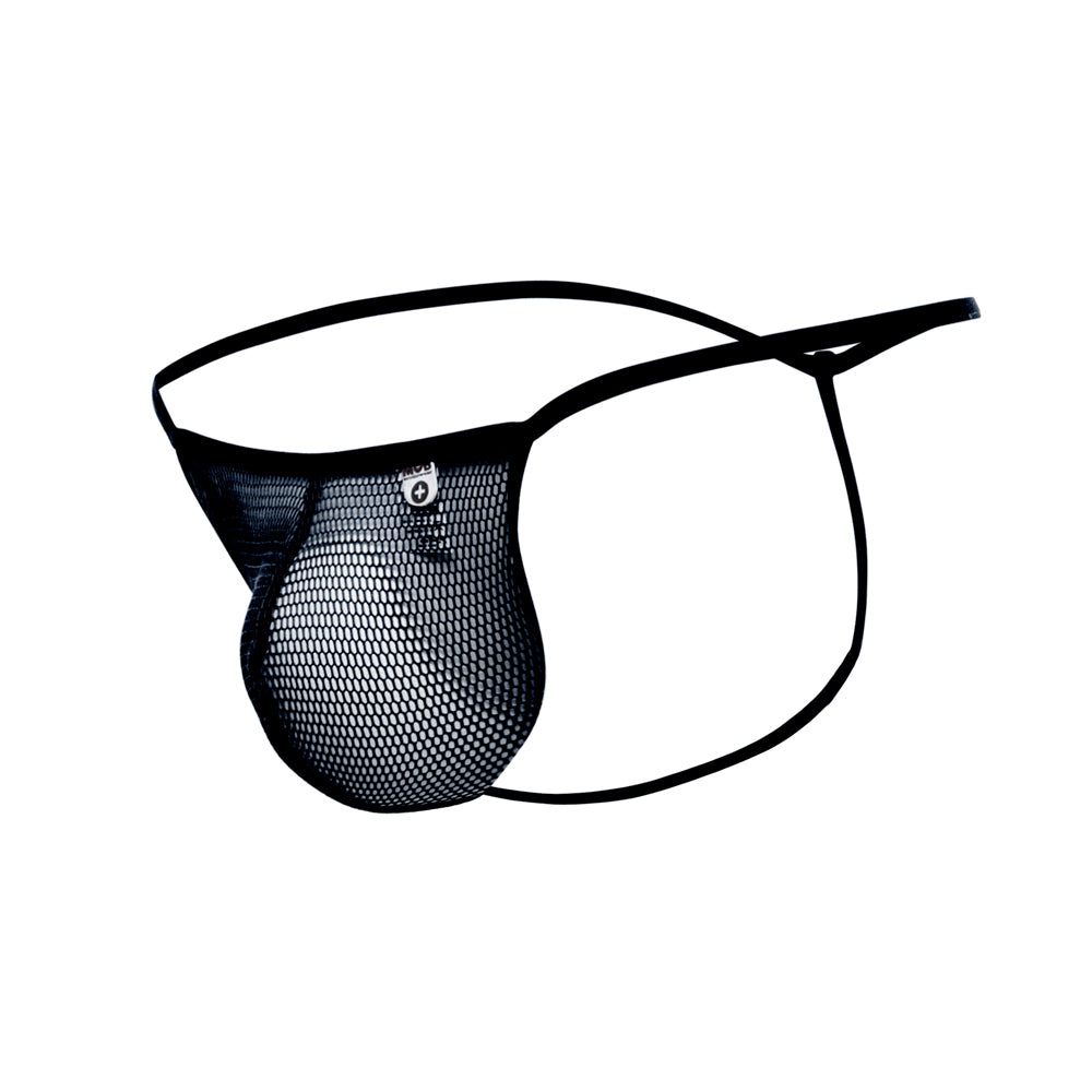 Mesh Boy Thong Black S/M | 741360719774 | Discreet Personal Wellness