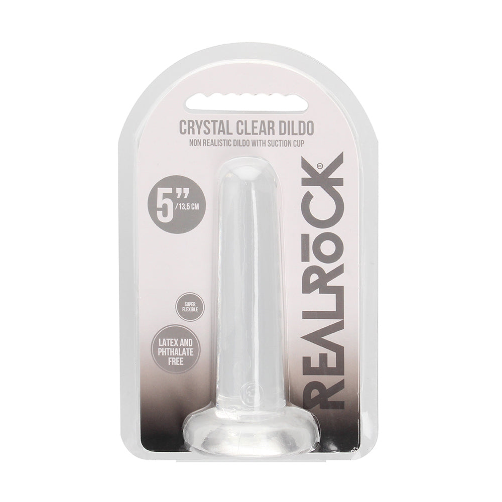 Non Realistic Dildo With Suction Cup 5.3" Transparent | 7423522579534 | Discreet Personal Wellness