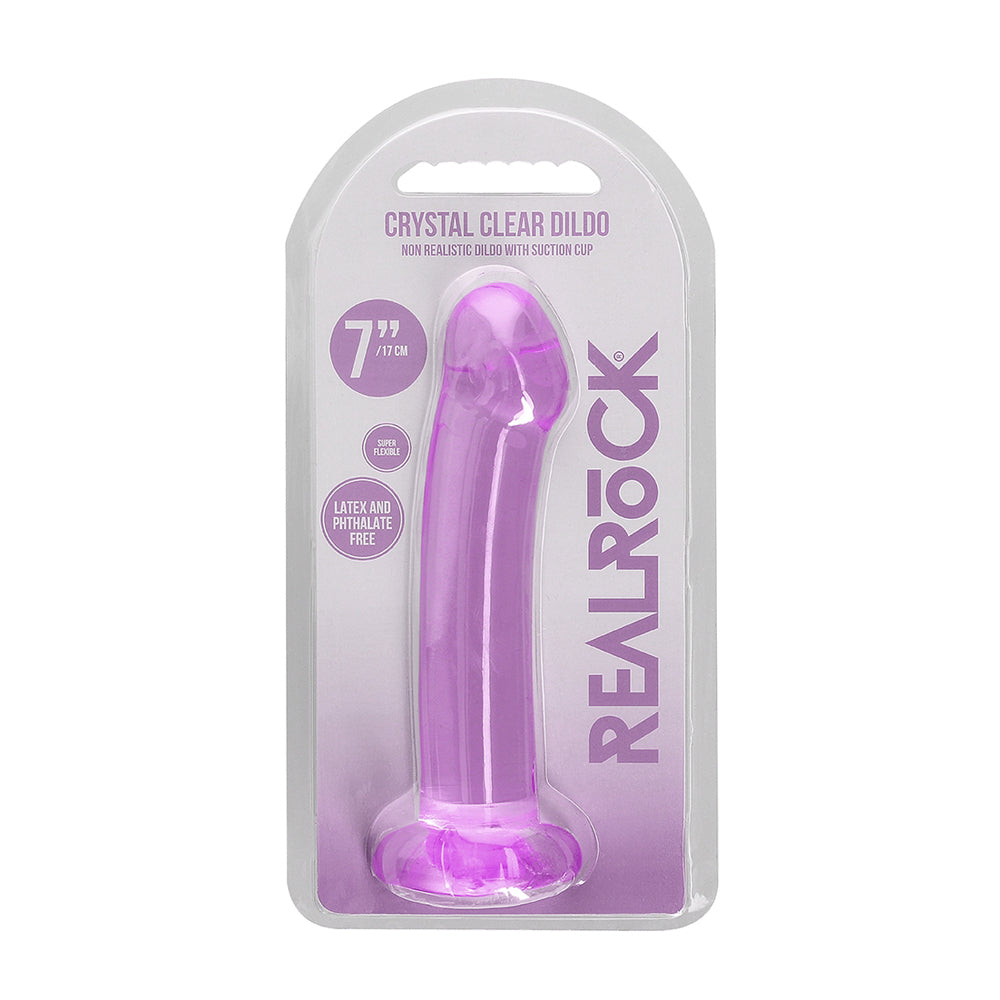 Non Realistic Dildo With Suction Cup 6.7" Purple | 7423522580592 | Discreet Personal Wellness