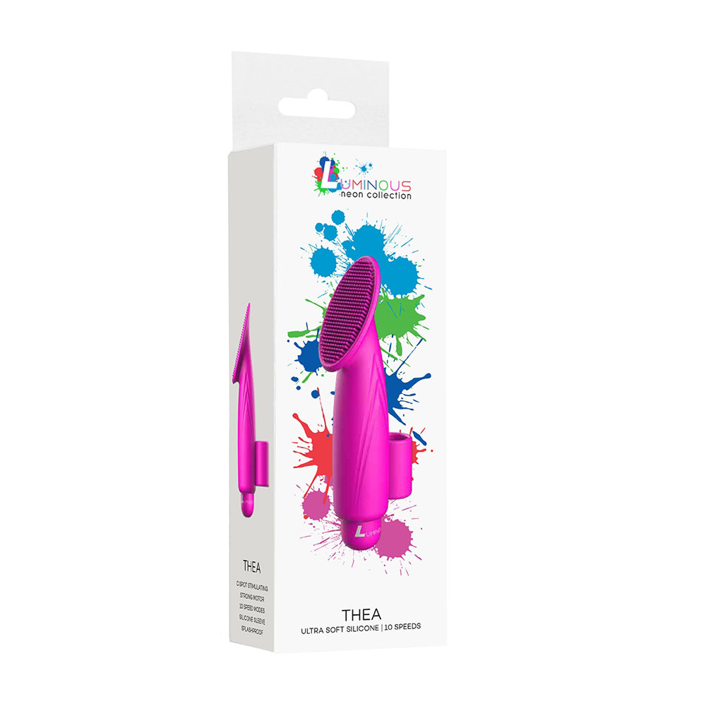 Luminous Thea Abs Bullet With Silicone Sleeve 10-Speeds Fuchsia | 7423522591529 | Discreet Personal Wellness