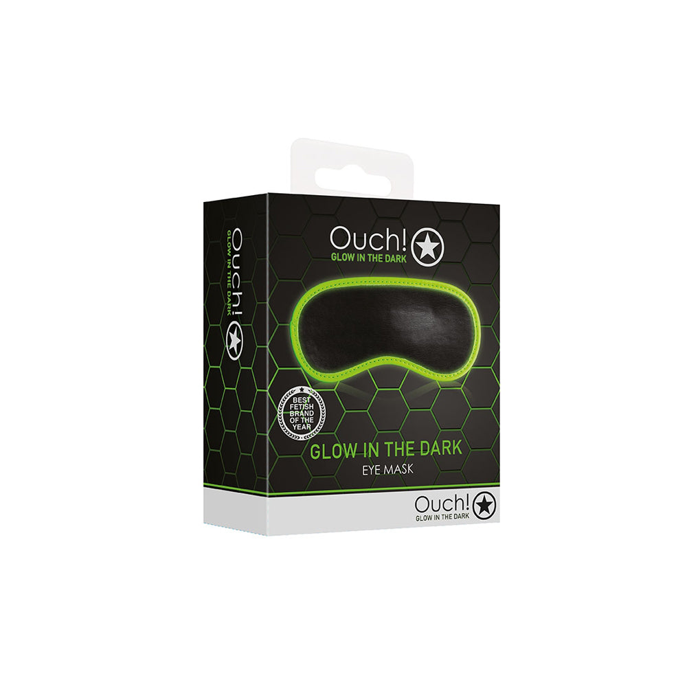 Ouch! Eye Mask Glow In The Dark | 7423522641644 | Discreet Personal Wellness