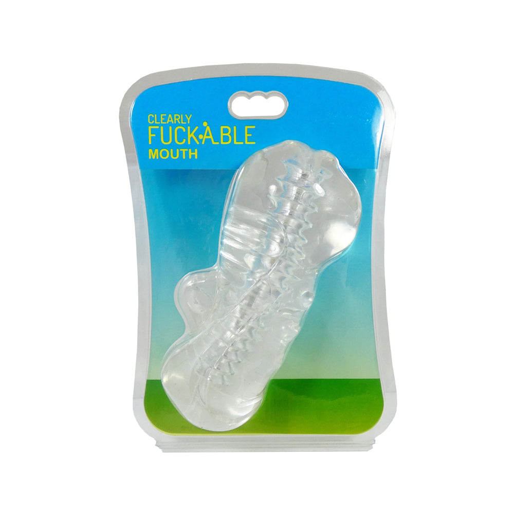 Clearly funable Mouth Masturbator | 752875607203 | Discreet Personal Wellness