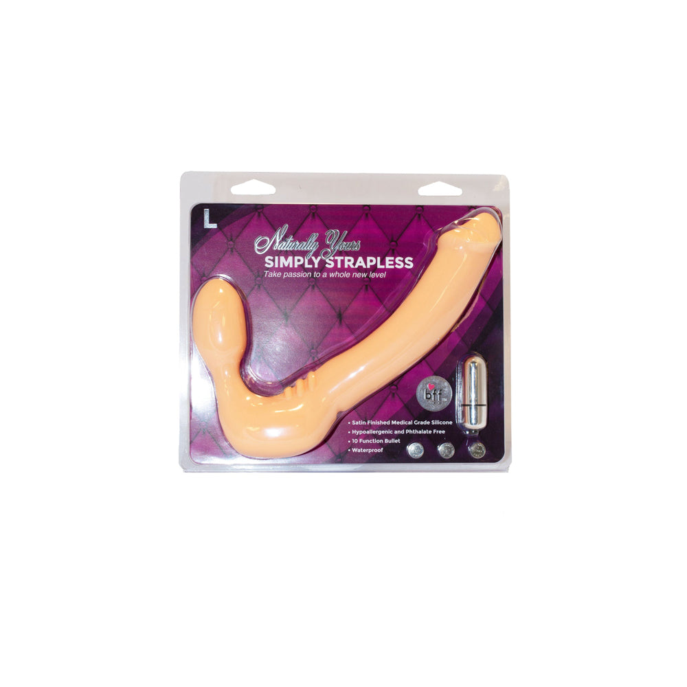 Simply Strapless Large Vanilla | 752875624200 | Discreet Personal Wellness