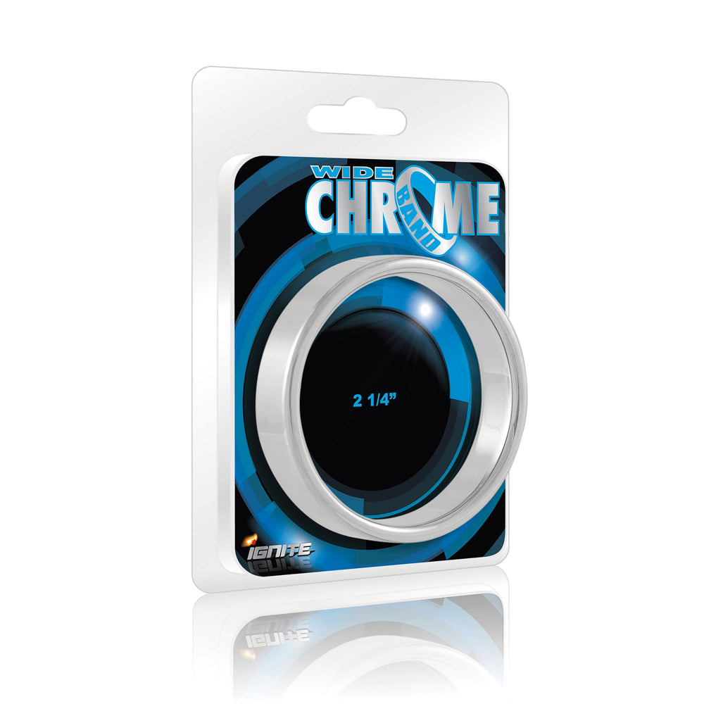 Wide Chrome Band 2.25" | 752875950224 | Discreet Personal Wellness