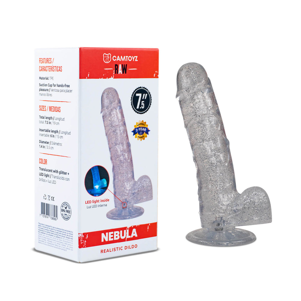 Raw Nebula 7.5" Realistic Dildo | 7707674738569 | Discreet Personal Wellness