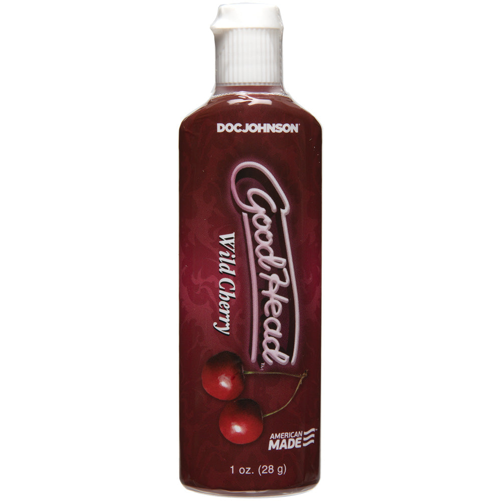 Goodhead Oral Delight Gel 1 oz. Bottle Wild Cherry | 782421001926 | Discreet Personal Wellness