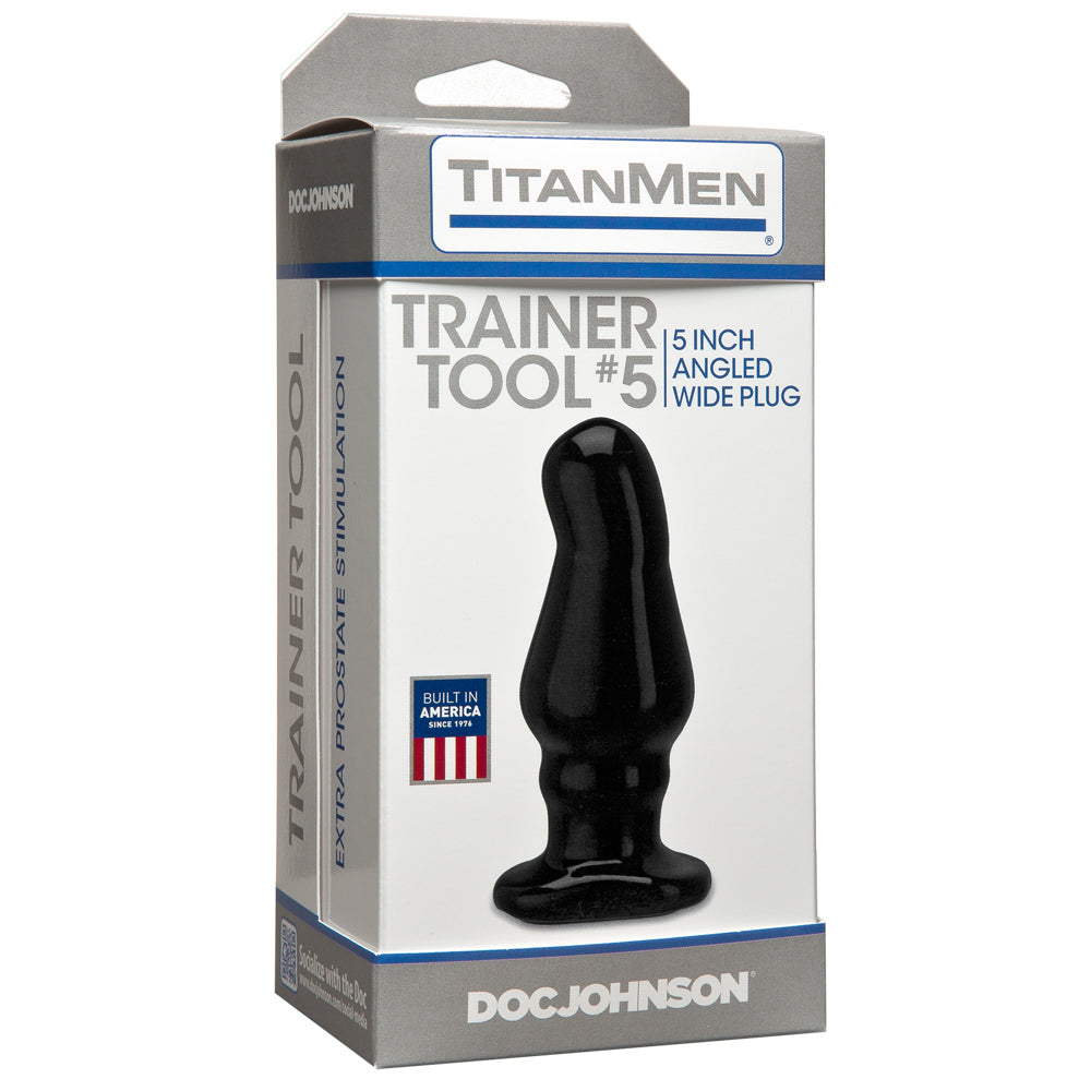 Titanmen - Trainer Tool #5 Black | 782421014209 | Discreet Personal Wellness