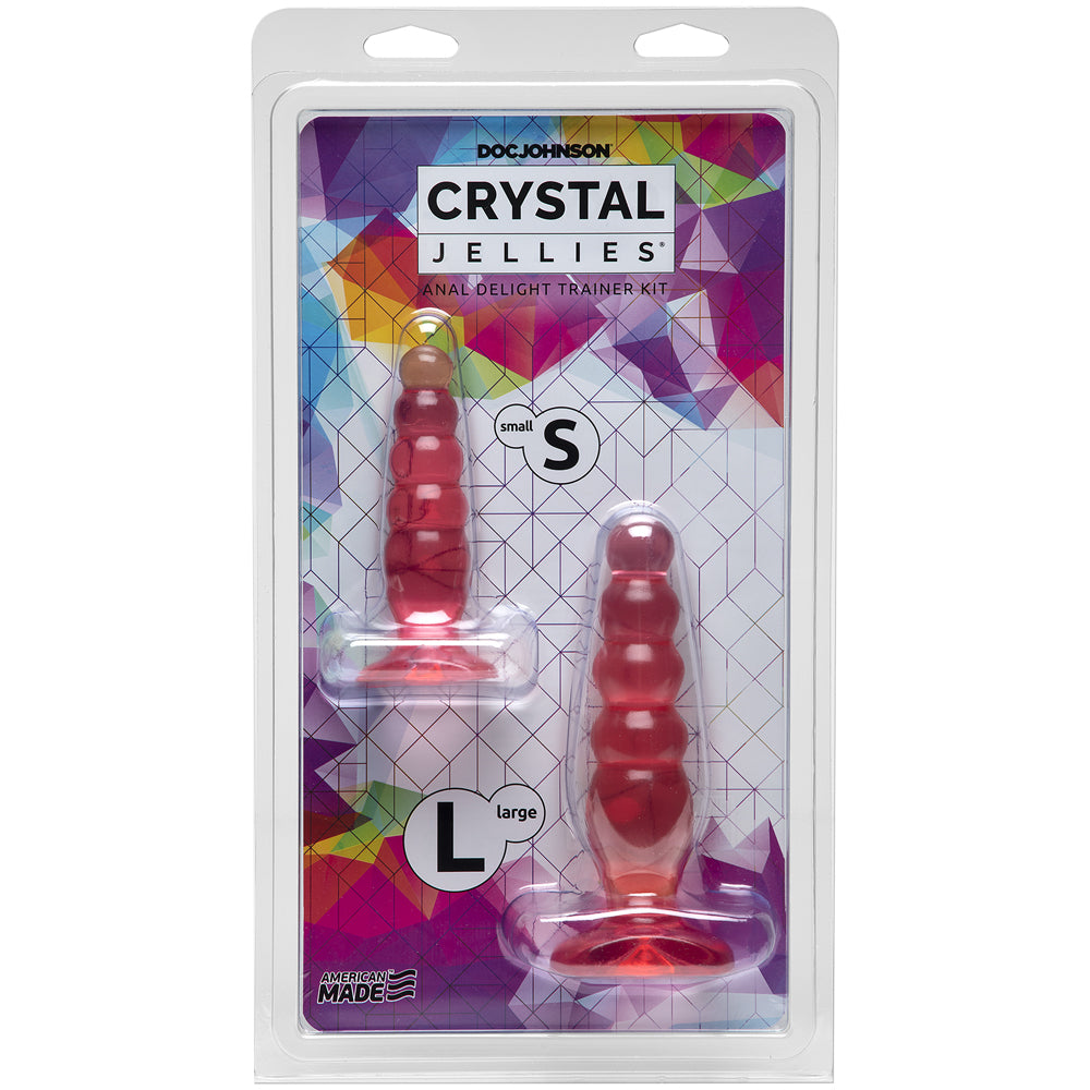 Crystal Jellies - Anal Delight Trainer Kit Pink | 782421016500 | Discreet Personal Wellness