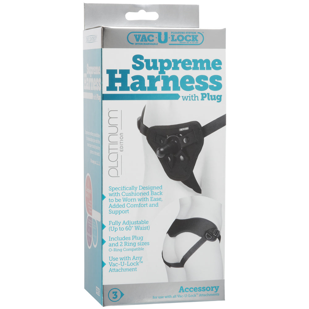 Supreme Harness Black | 782421018184 | Discreet Personal Wellness