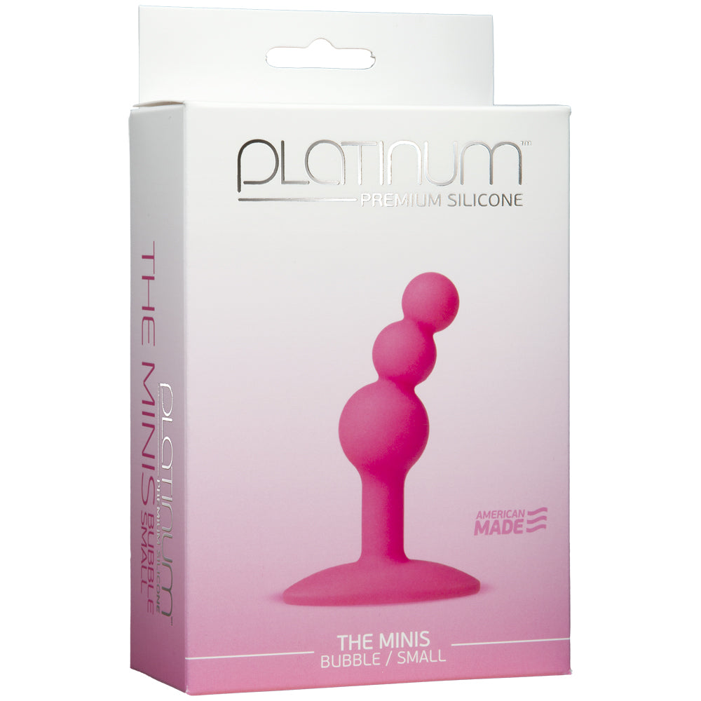 Platinum Premium Silicone - The Minis - Bubble - Small Pink | 782421021016 | Discreet Personal Wellness