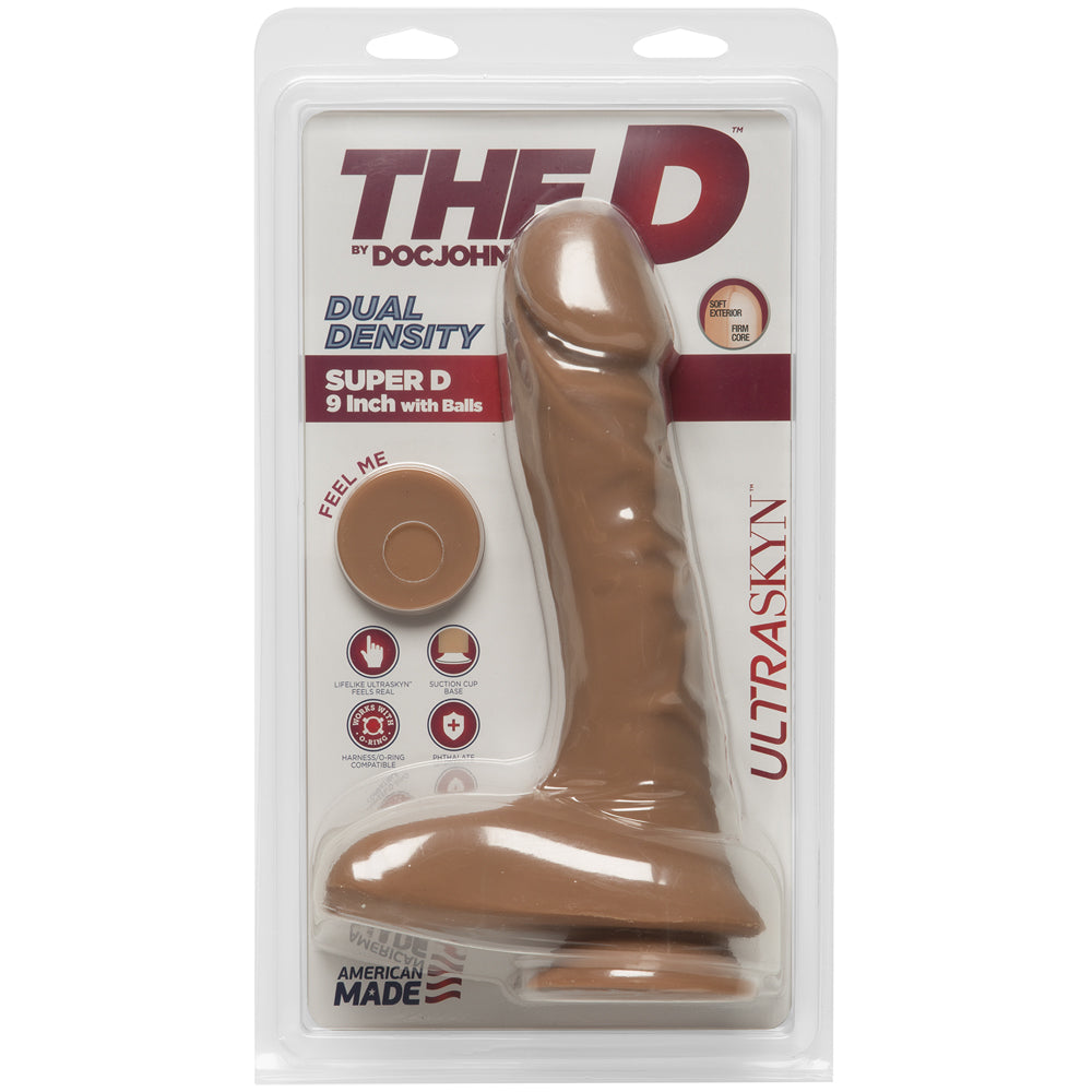 The D - Super D 9" Caramel | 782421058692 | Discreet Personal Wellness