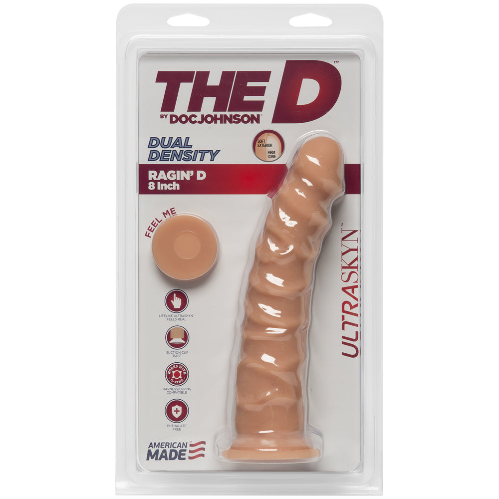 The D - Ragin' D 8" Vanilla | 782421058715 | Discreet Personal Wellness