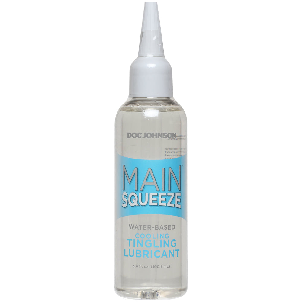 Main Squeeze Cooling Water-Based Lubricant 3.4 oz. | 782421065959 | Discreet Personal Wellness