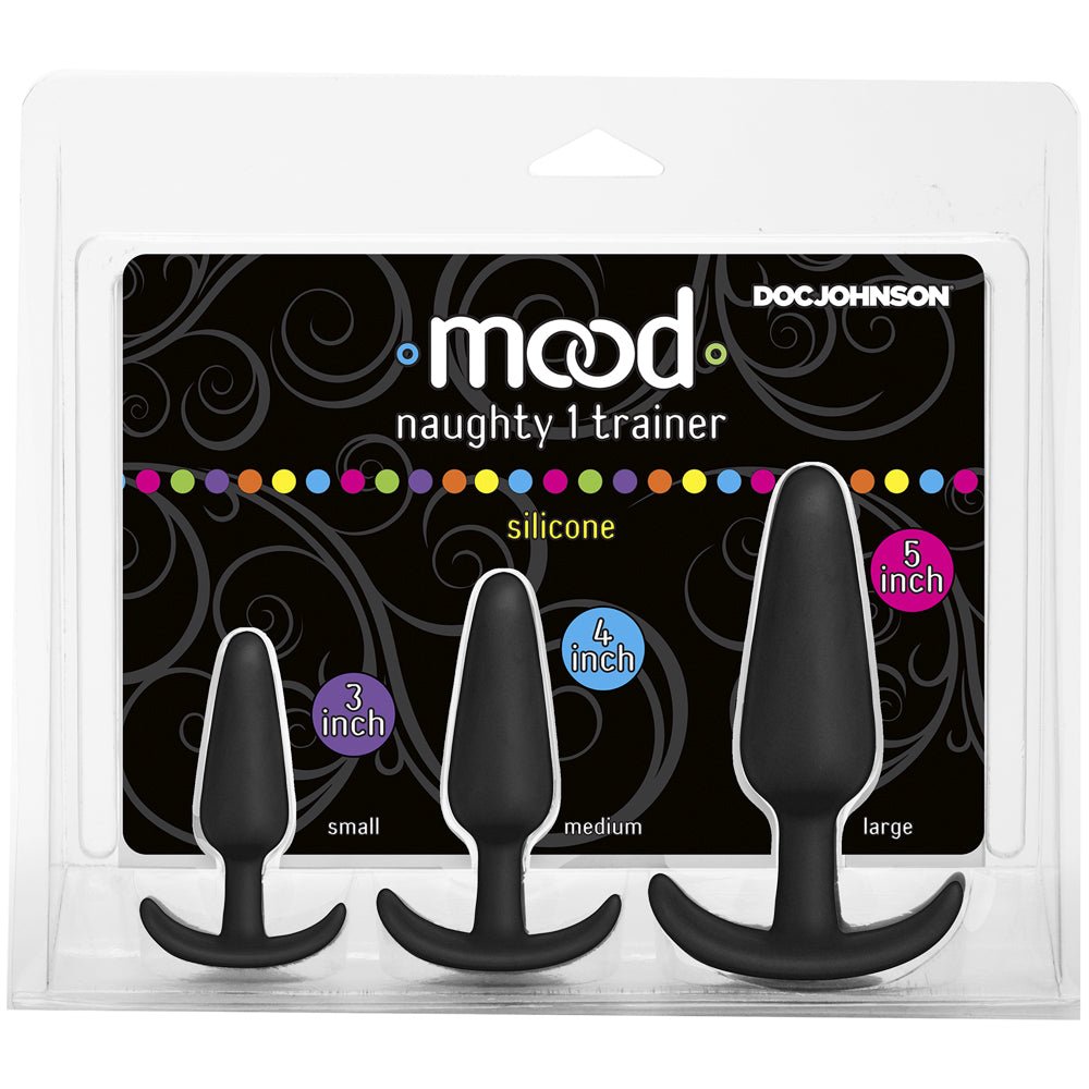 Mood Naughty 1 Trainer Set Black | 782421067038 | Discreet Personal Wellness