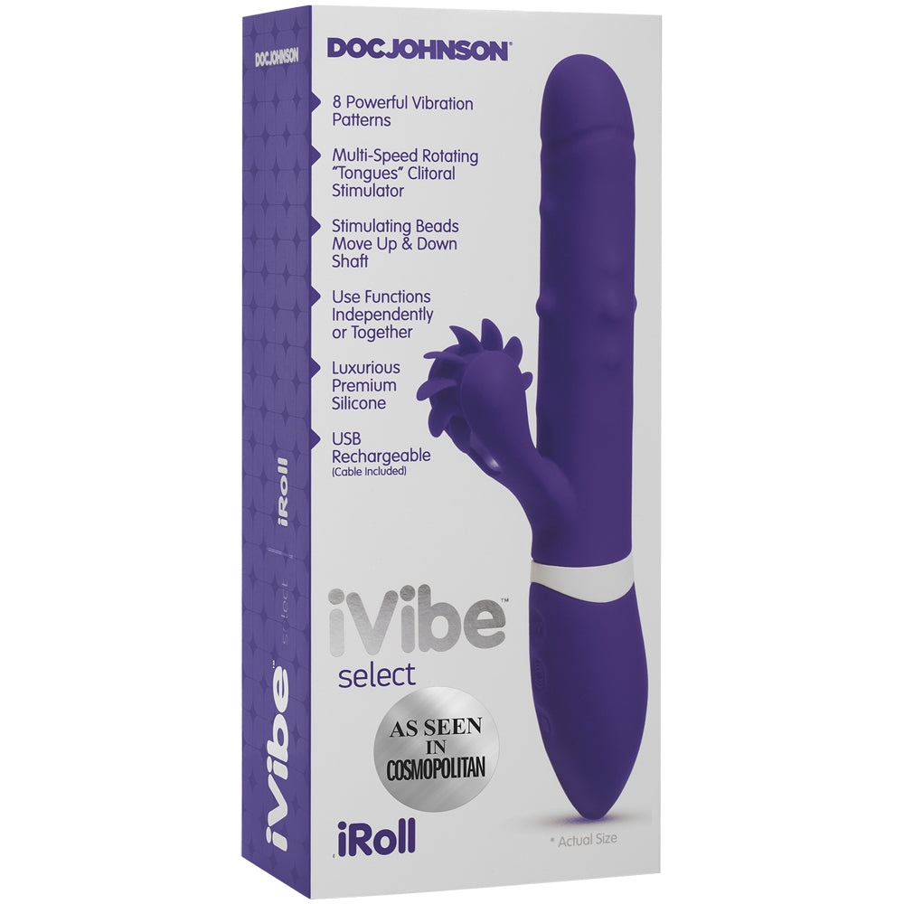 iVibe Select iRoll Purple | 782421067342 | Discreet Personal Wellness