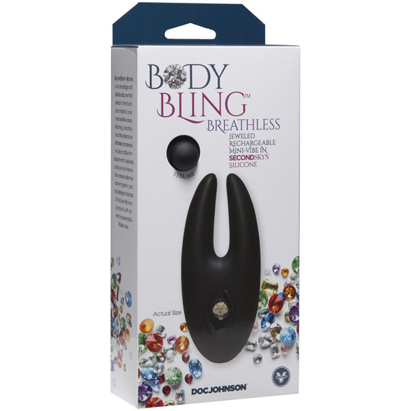 Body Bling Breathless Silver Mini Vibe | 782421069315 | Discreet Personal Wellness