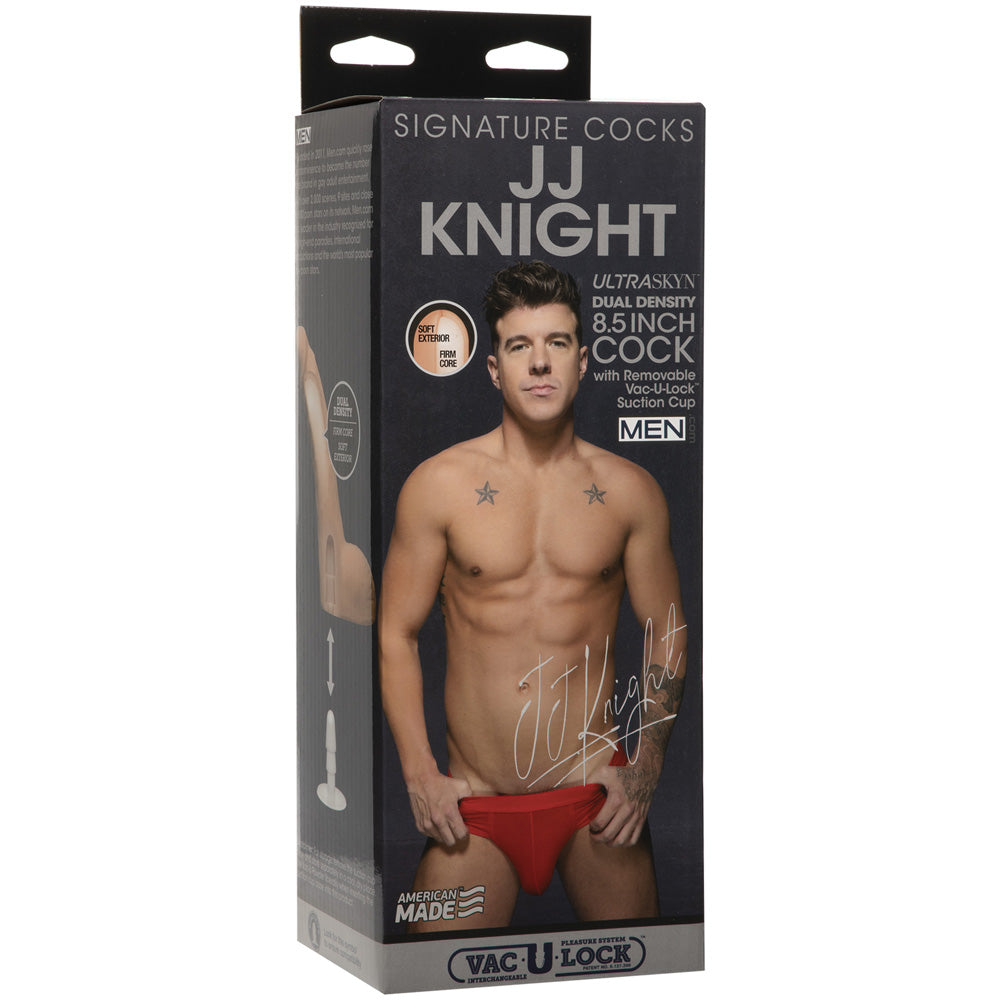 Signature Penis JJ Knight 8.5" Ultraskyn Penis With Removable Vac-U-Lock Suction Cup | 782421075194 | Discreet Personal Wellness