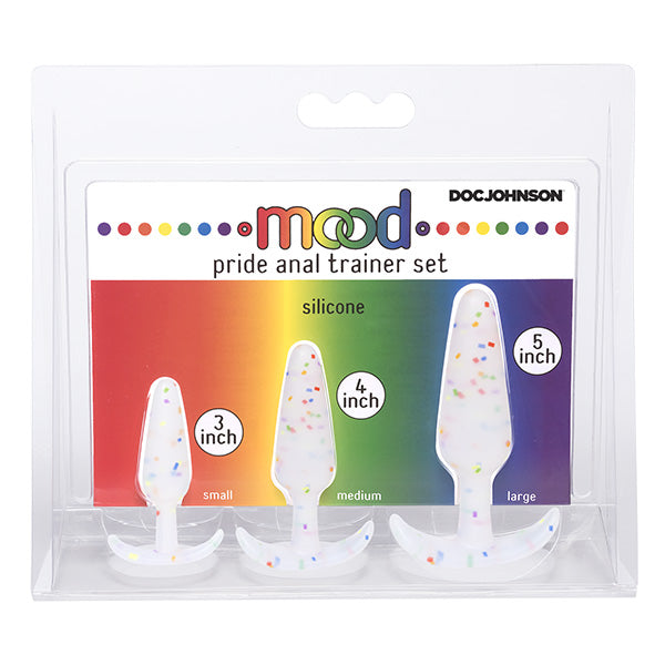 Mood Pride Anal Trainer Set Multi-Colored | 782421078768 | Discreet Personal Wellness