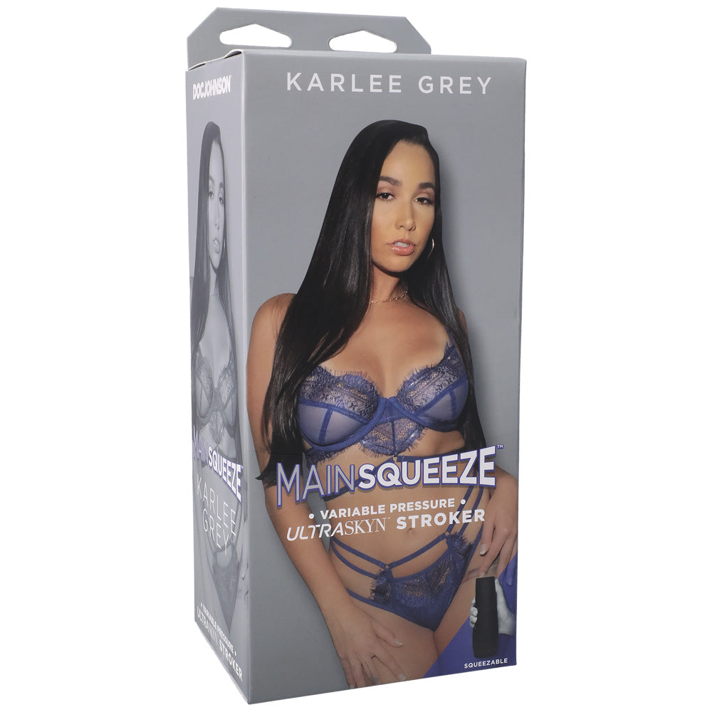 Main Squeeze Karlee Grey Ultraskyn Stroker Vagina Vanilla | 782421081454 | Discreet Personal Wellness