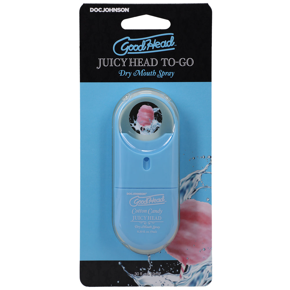Goodhead Juicy Head Dry Mouth Spray To-Go Cotton Candy .30 oz. | 782421083854 | Discreet Personal Wellness